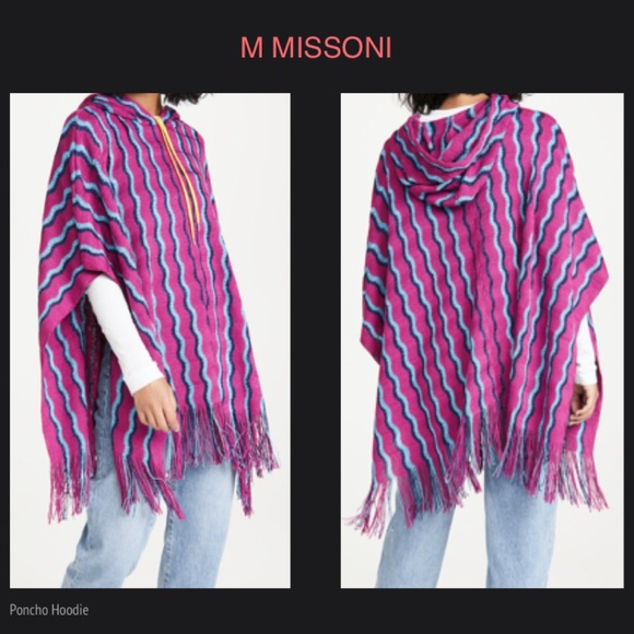 M MISSONI Poncho Hoodie